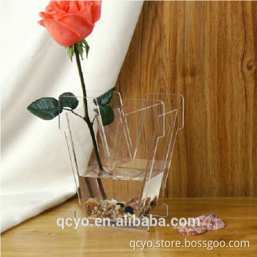 wedding favor customize exquisite vase! acrylic vase QCY-V28